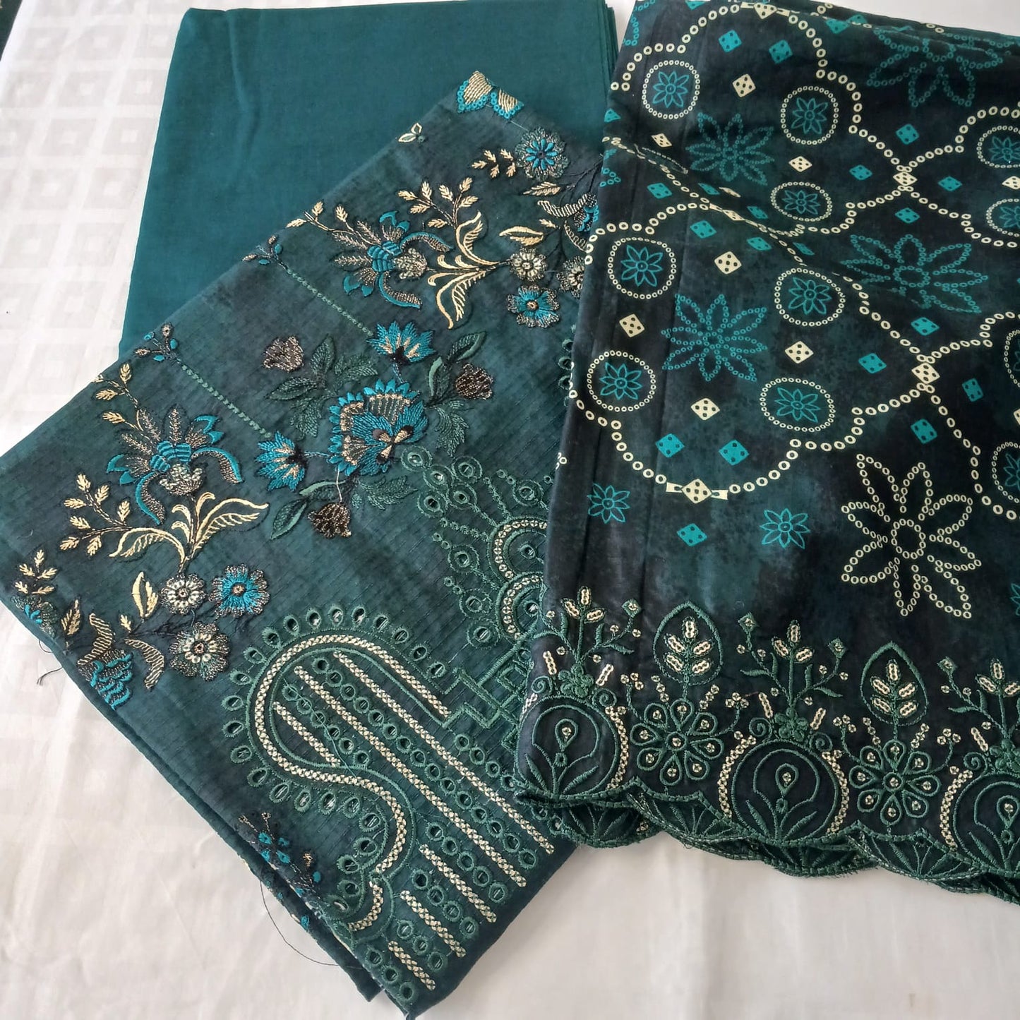 Soft breathable lawn fabric texture summer suit